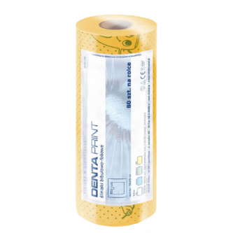 Śliniaki DENTA PRINT 80 szt.  Mustaf Dental